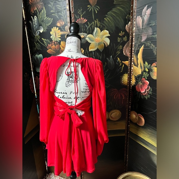 Lucy in the Sky Red Dress - Picture 6 of 11